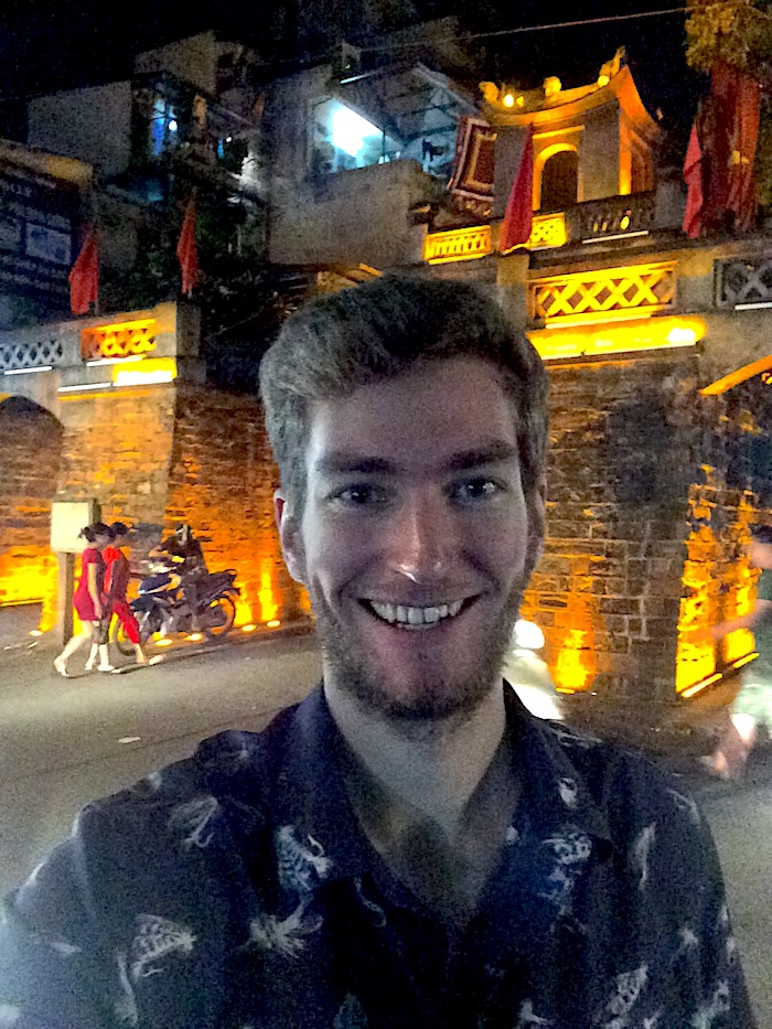 Elliott Killian in Hanoi Vietnam